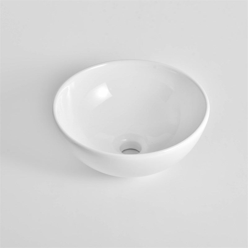 330x330x130mm Matte White Above Counter Basin