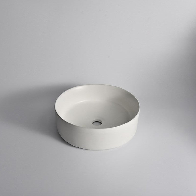 360x360x125mm Matte White Above Counter Basin