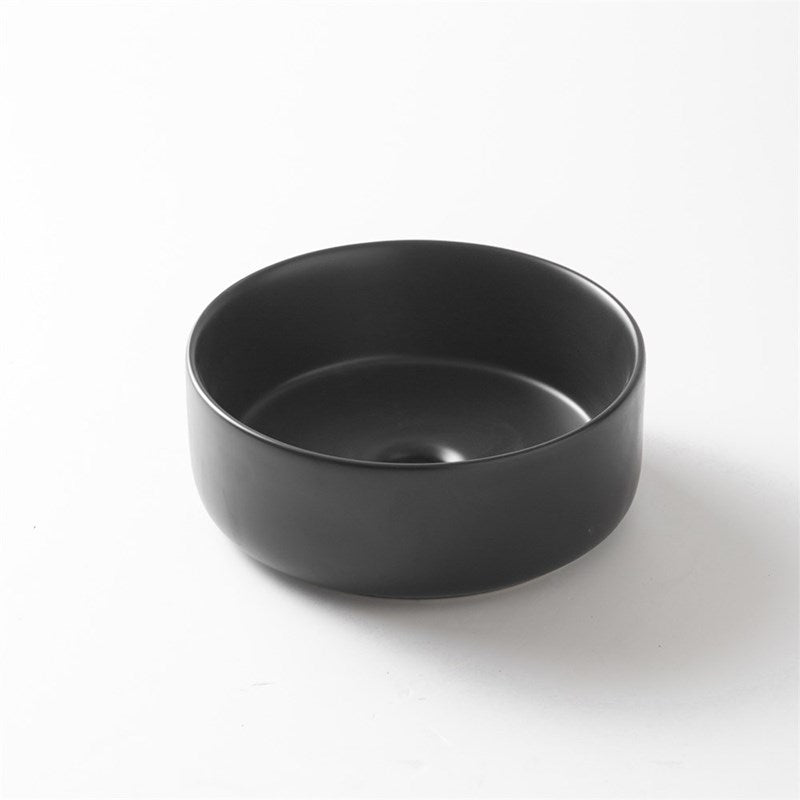 300x300x110mm Matte Black Above Counter Basin
