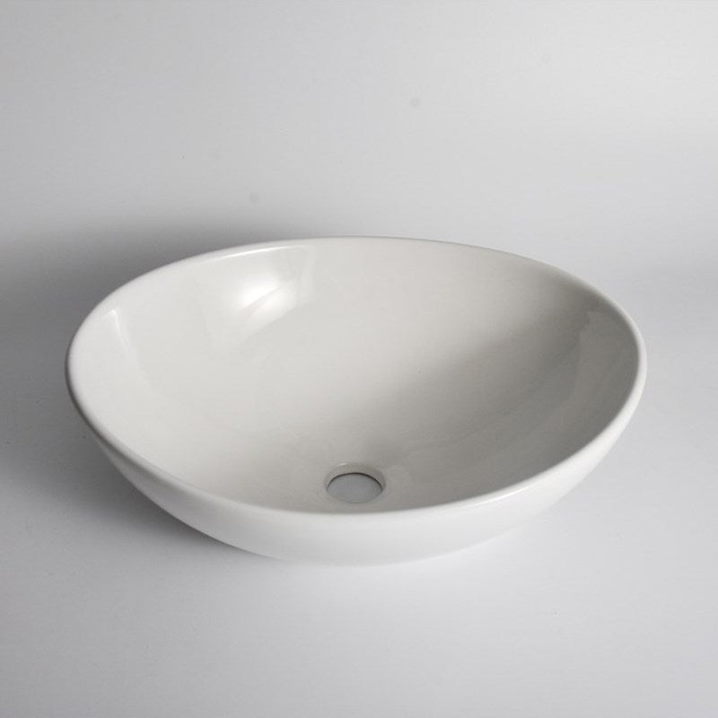 405x335x145mm Gloss White Above Counter Basin
