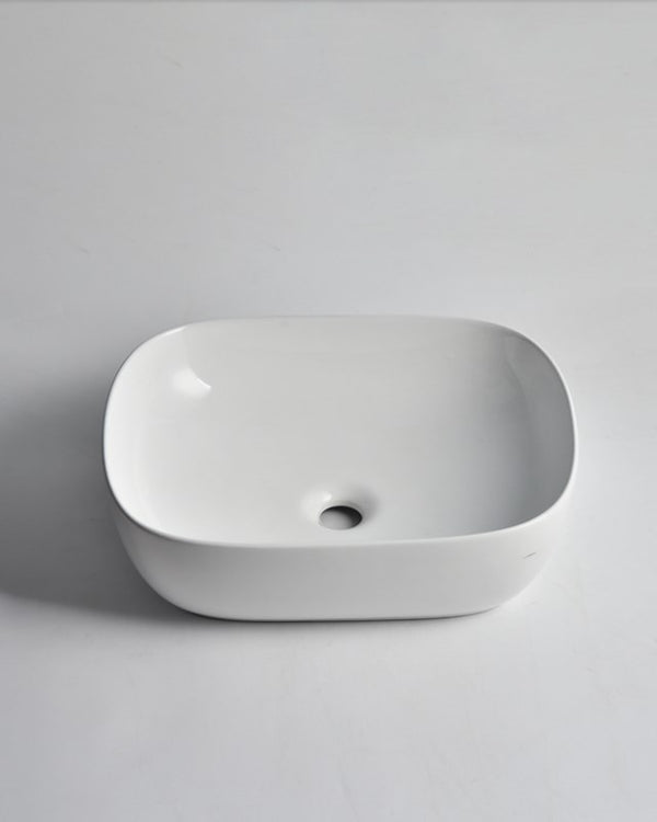 485x395x145mm Gloss White Above Counter Basin