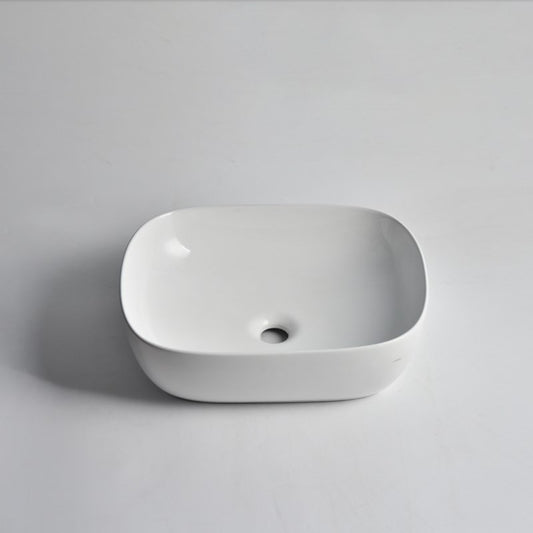 485x395x145mm Gloss White Above Counter Basin