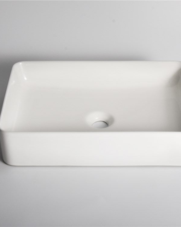 500x355x110mm Gloss White Above Counter Basin