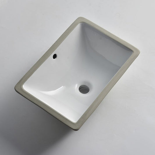 465x335x180mm Matte White Undermount Basin