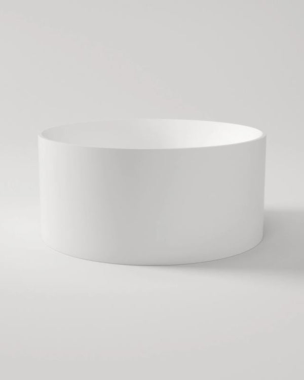 Como Matte White 1280mm Round Bath
