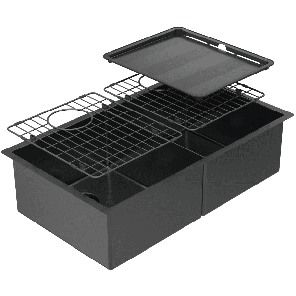 PIAZZA DBL BWL 758X445 + ACC - BLACK PEARL