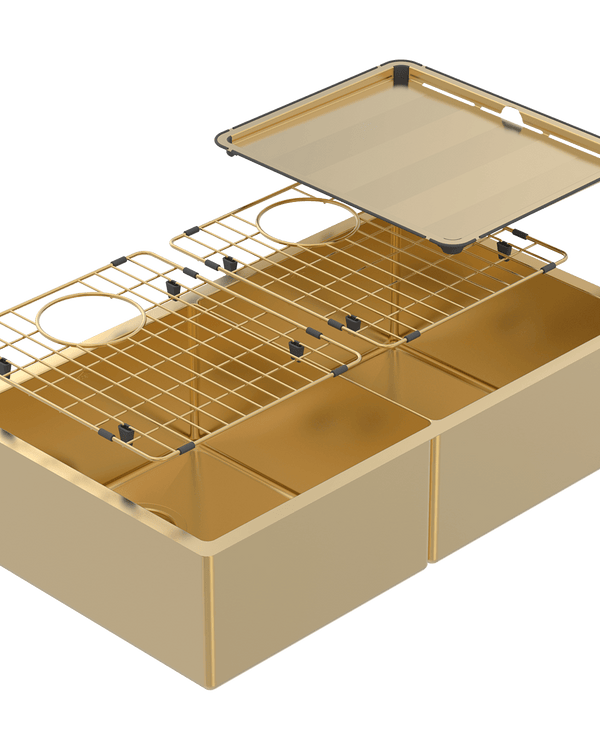 PIAZZA DBL BWL 758X445 + ACC - EUREKA GOLD