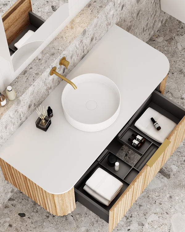 V-Groove 1200x500x390mm Natural Oak