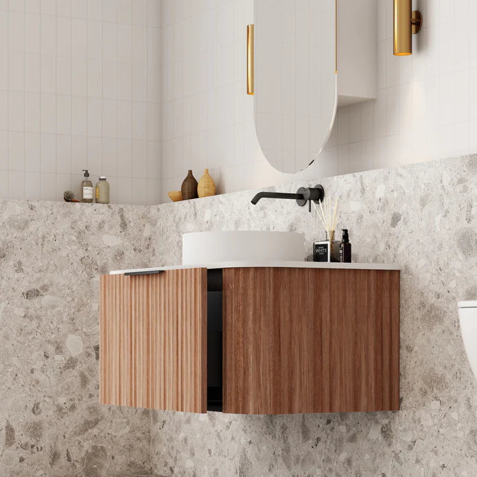 V-Groove 900x500x390mm Walnut