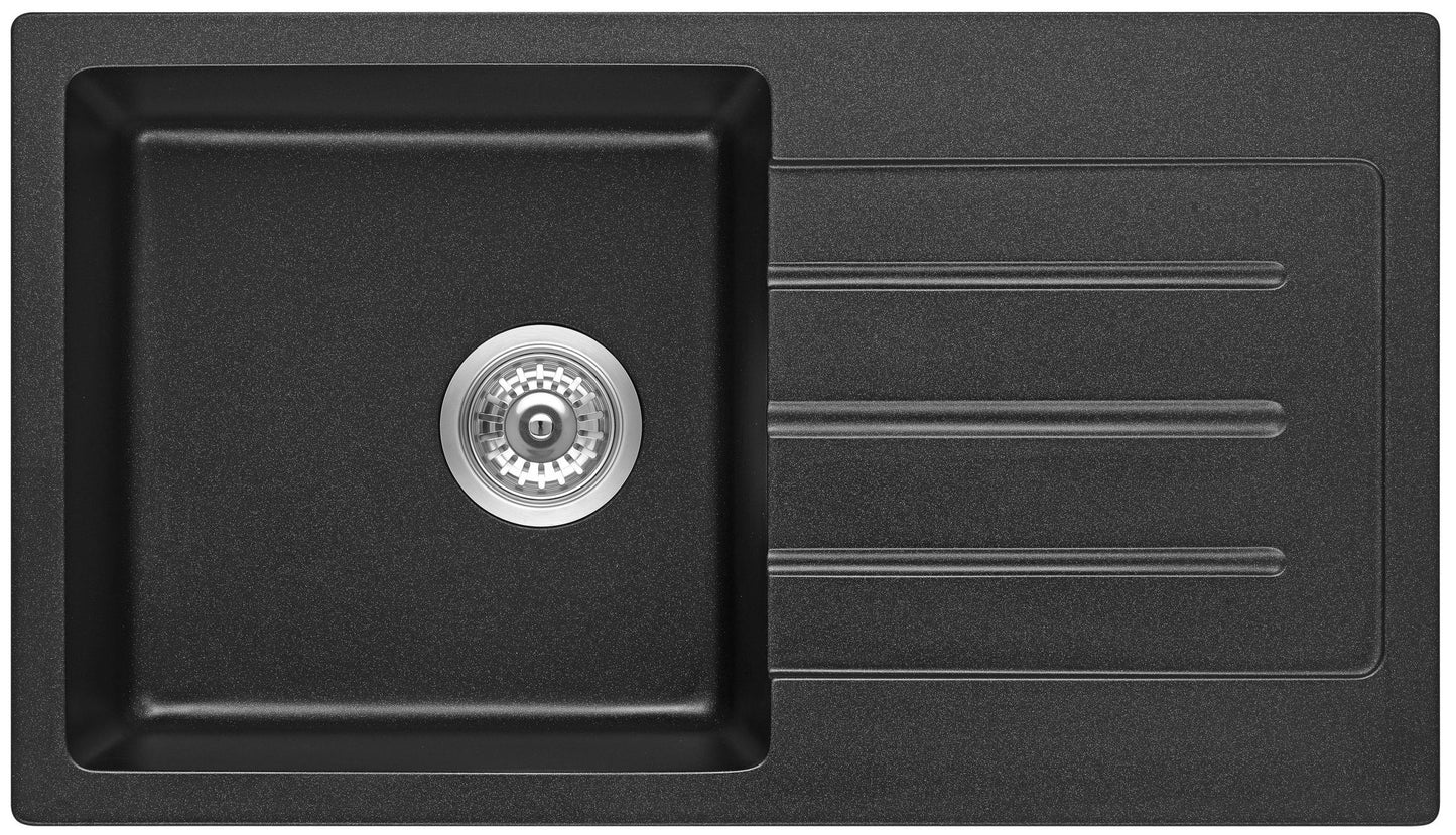 Fomos Sink 770 x 440mm Black