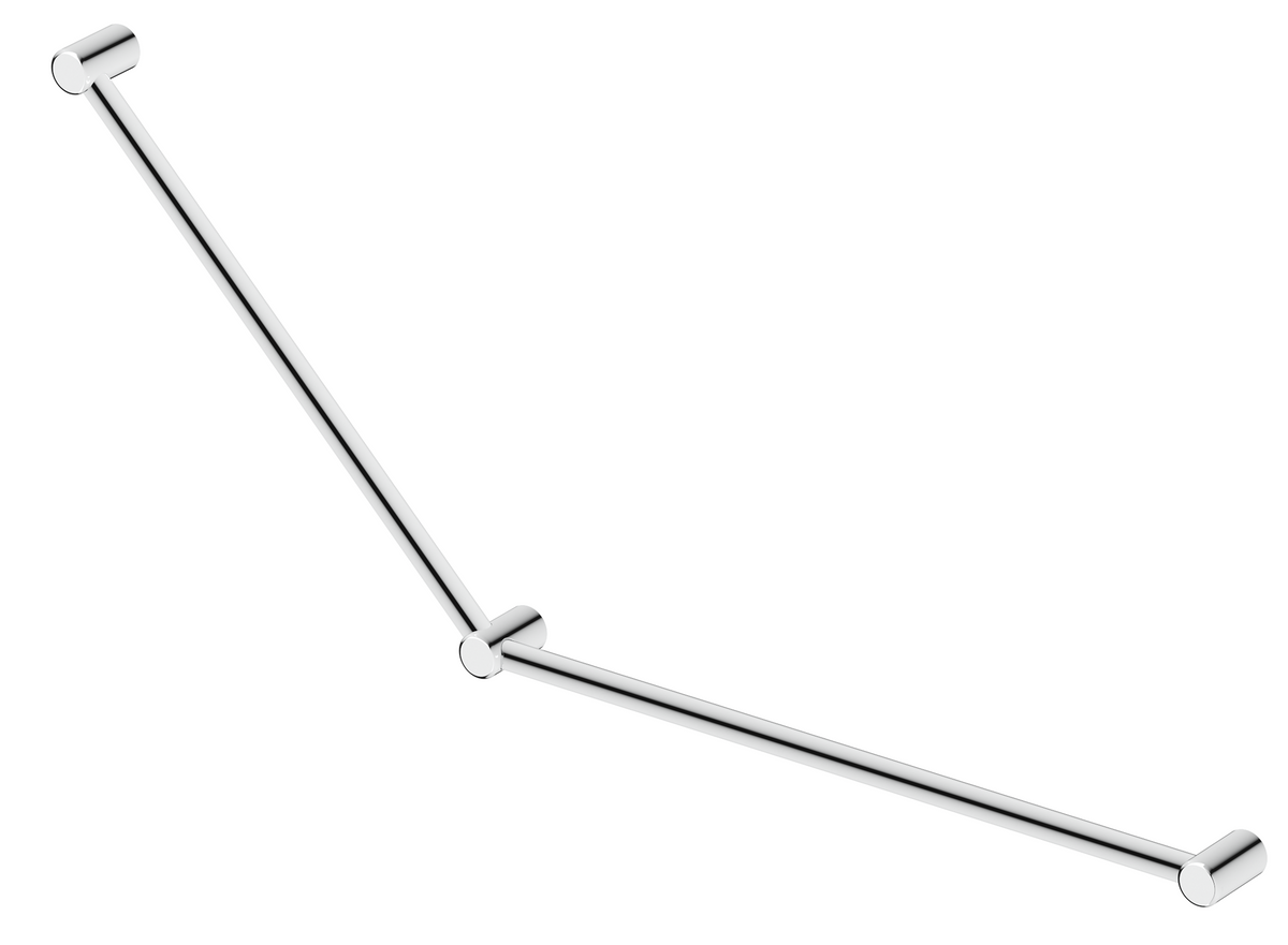 Mica Care Grab Rail - 45 Degree - 750x900mm Chrome