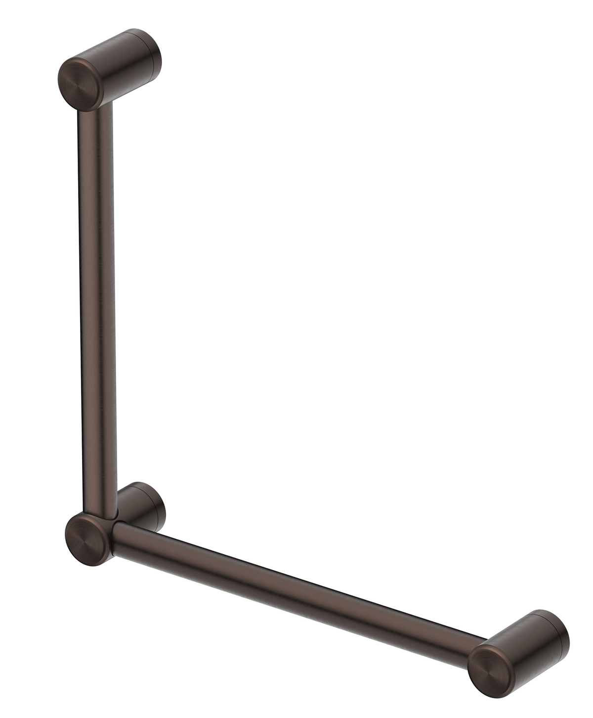 Mica Care Grab Rail - 90 Degree - 450x450mm Dusk Bronze