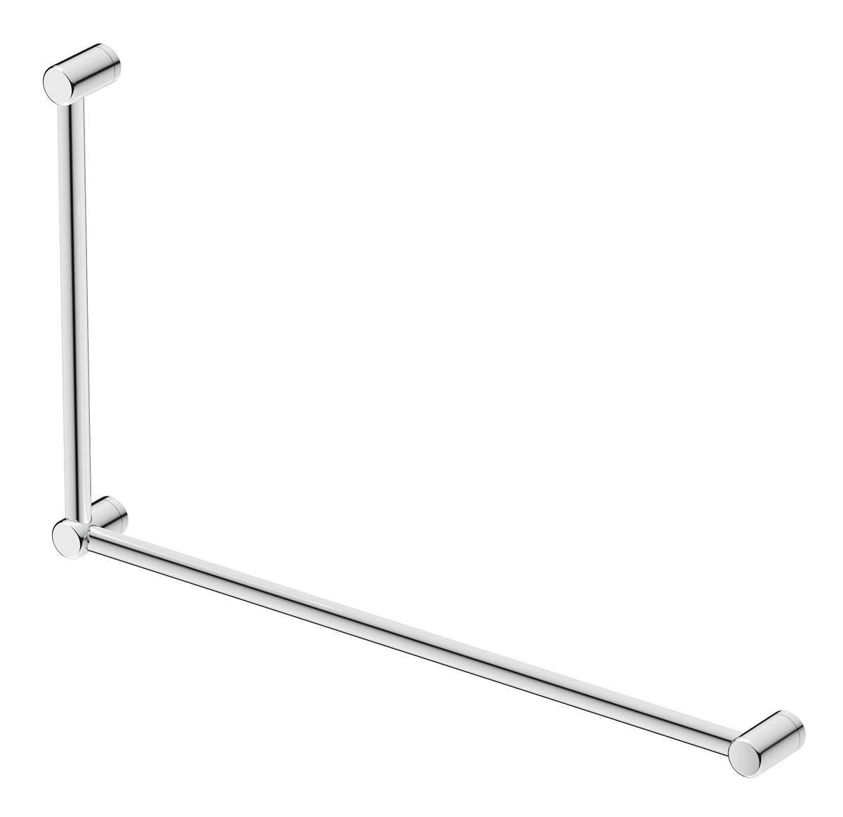 Mica Care Grab Rail - 90 Degree - 600x1000mm Chrome