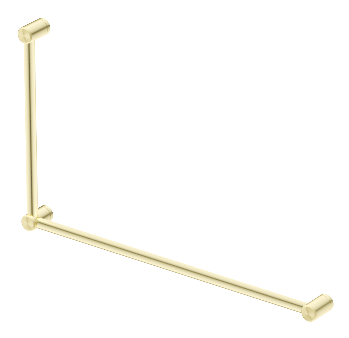 Mica Care Grab Rail - 90 Degree - 600x1000mm French Gold
