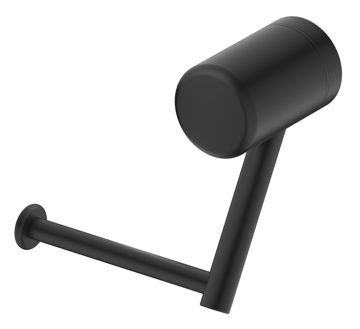 Mica Care Heavy Duty Toilet Paper Holder Black