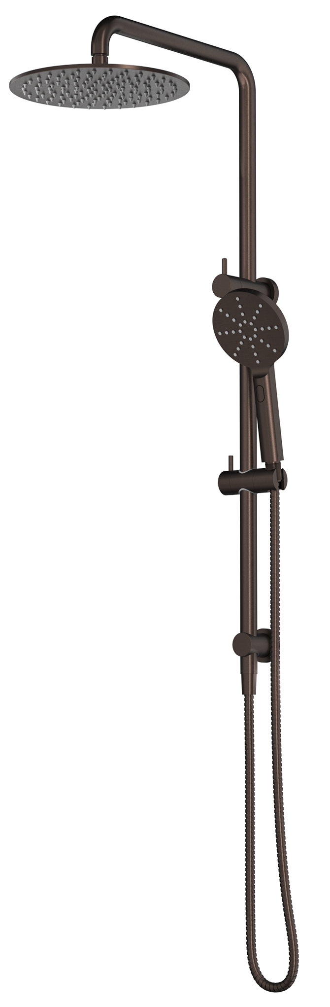 Mica Dual Shower Rail Dusk Bronze