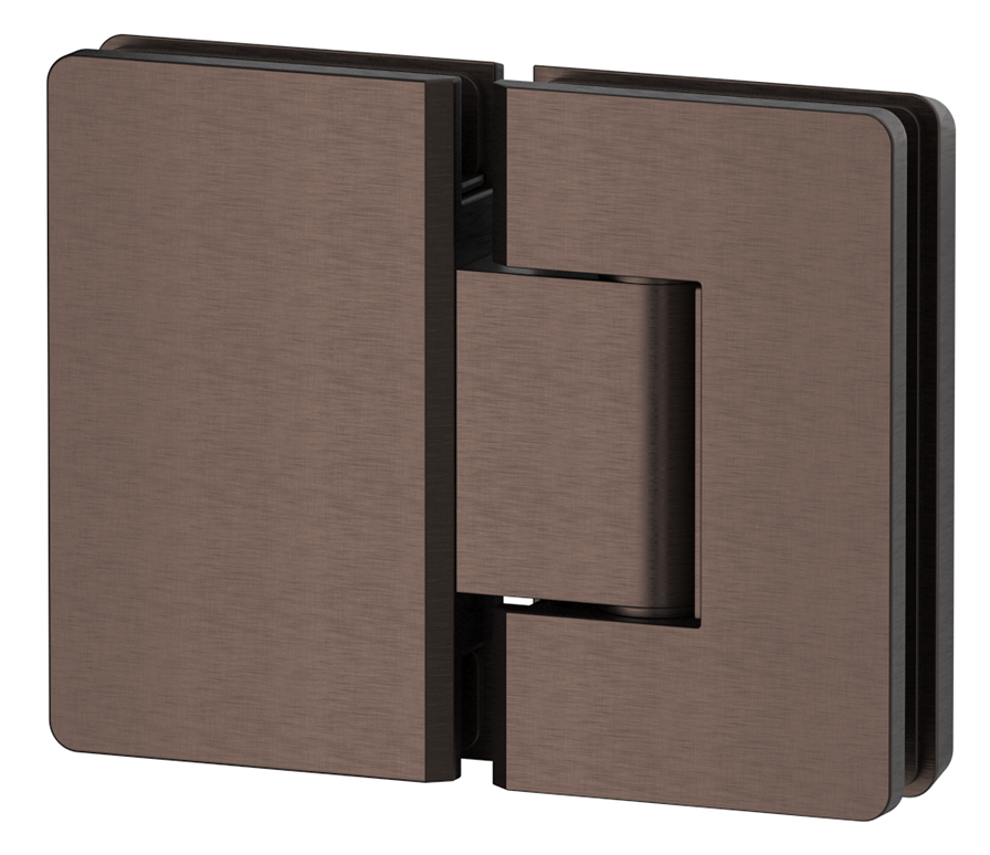 Shower Screen Hinges - Glass To Glass Dusk Bronze