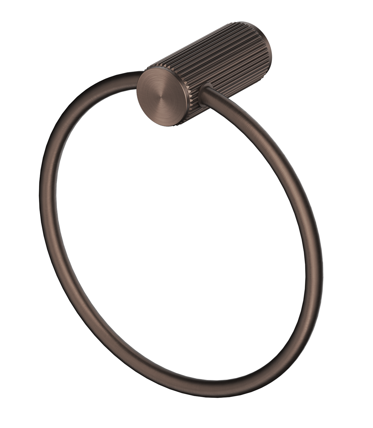 Mica Fluted Towel Ring Dusk Bronze