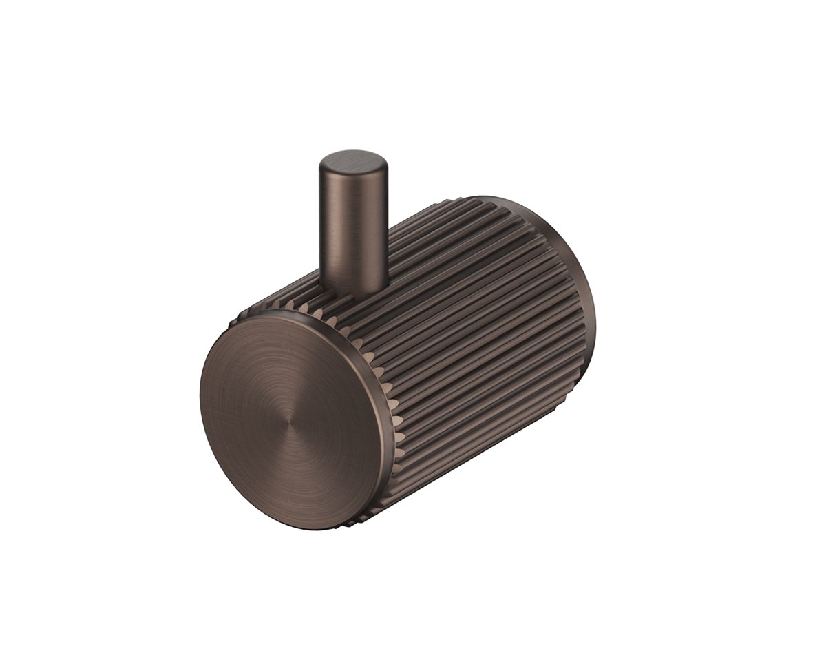 Mica Fluted Robe Hook Dusk Bronze