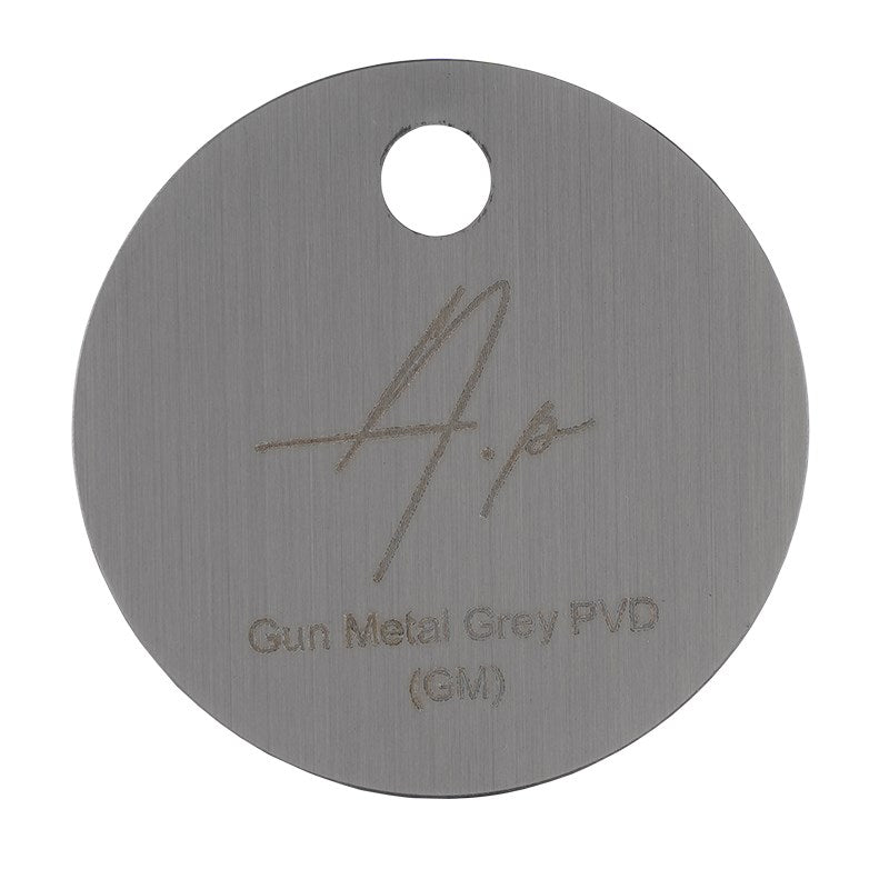 Brushed Gun Metal Grey Color Sample