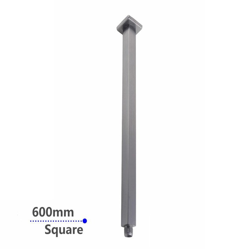 600mm Gunmetal Ceiling Shower Arm