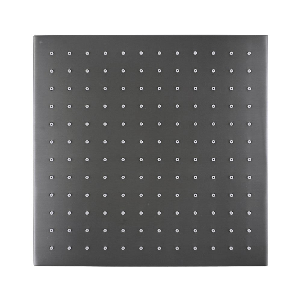 250mm Gunmetal Shower Head
