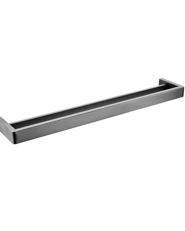 IVANO - 600mm Gunmetal Double Towel Rail