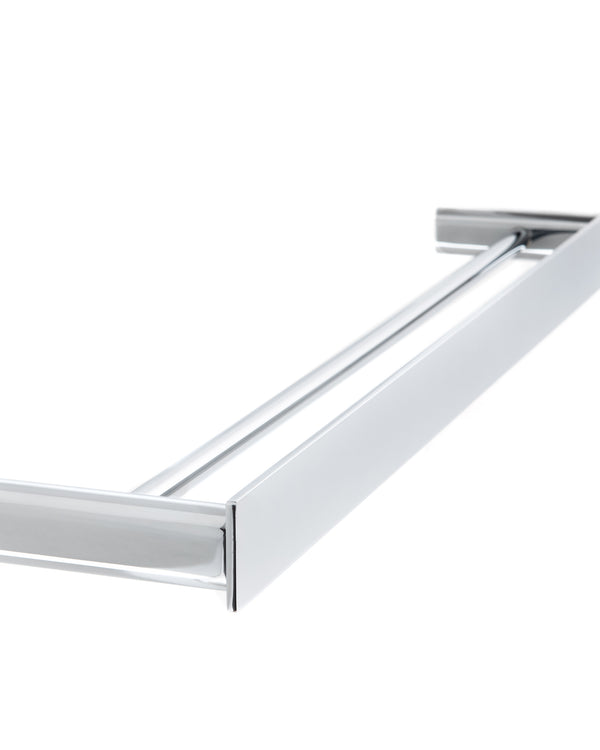 The Gabe 600mm Double Towel Rail - Chrome