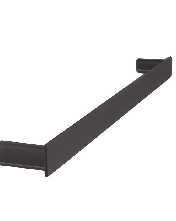 The Gabe 800mm Single Towel Rail - Gun Metal