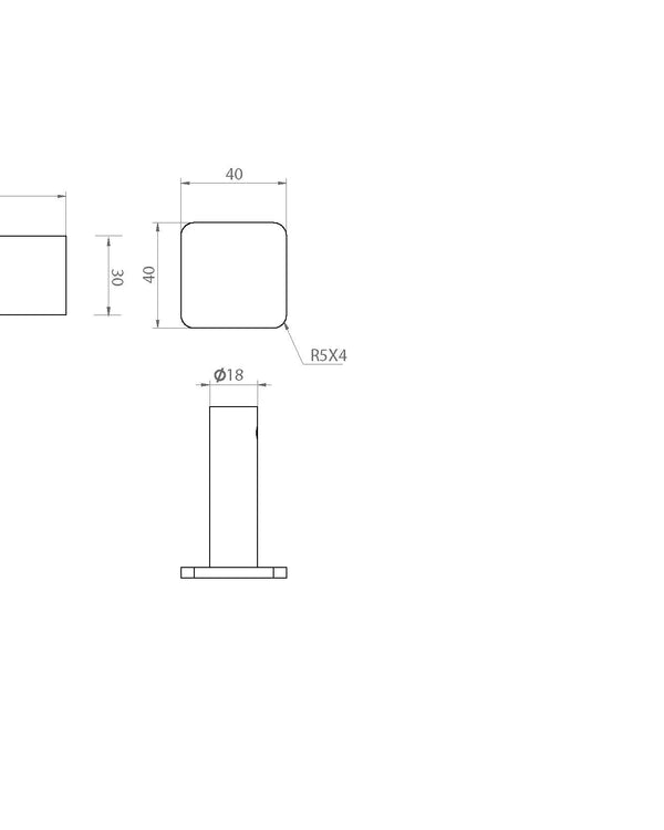 The Gabe Robe Hook - Brushed Nickel