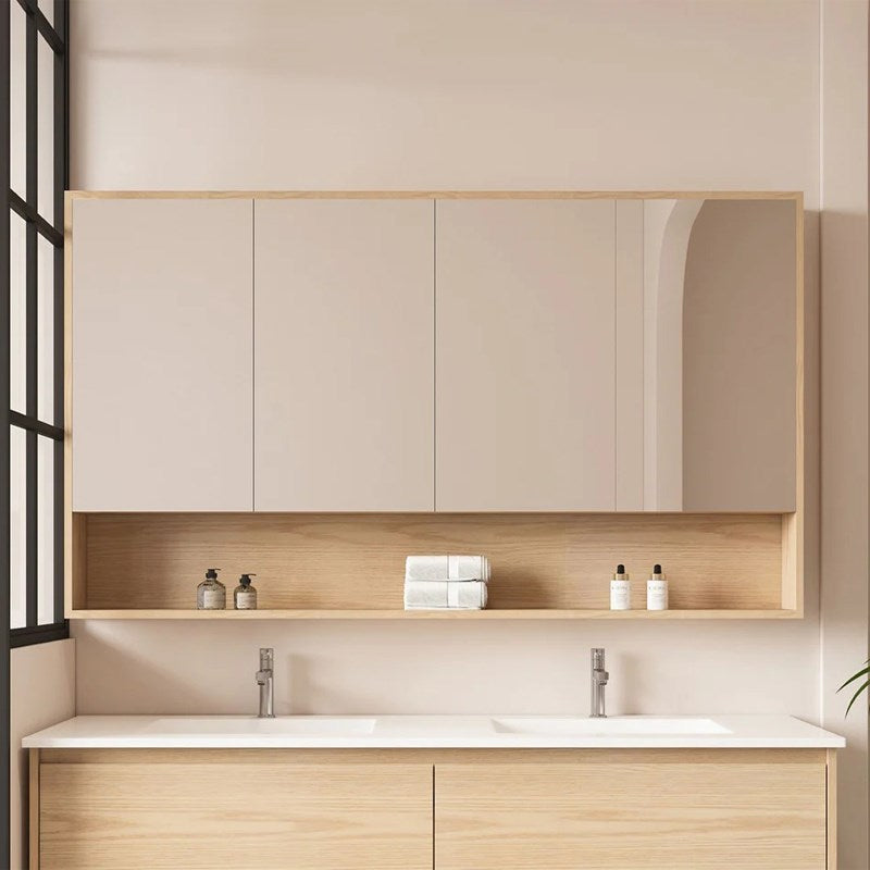 1500*150*780mm HERA Shaving Cabinet - Tas Oak