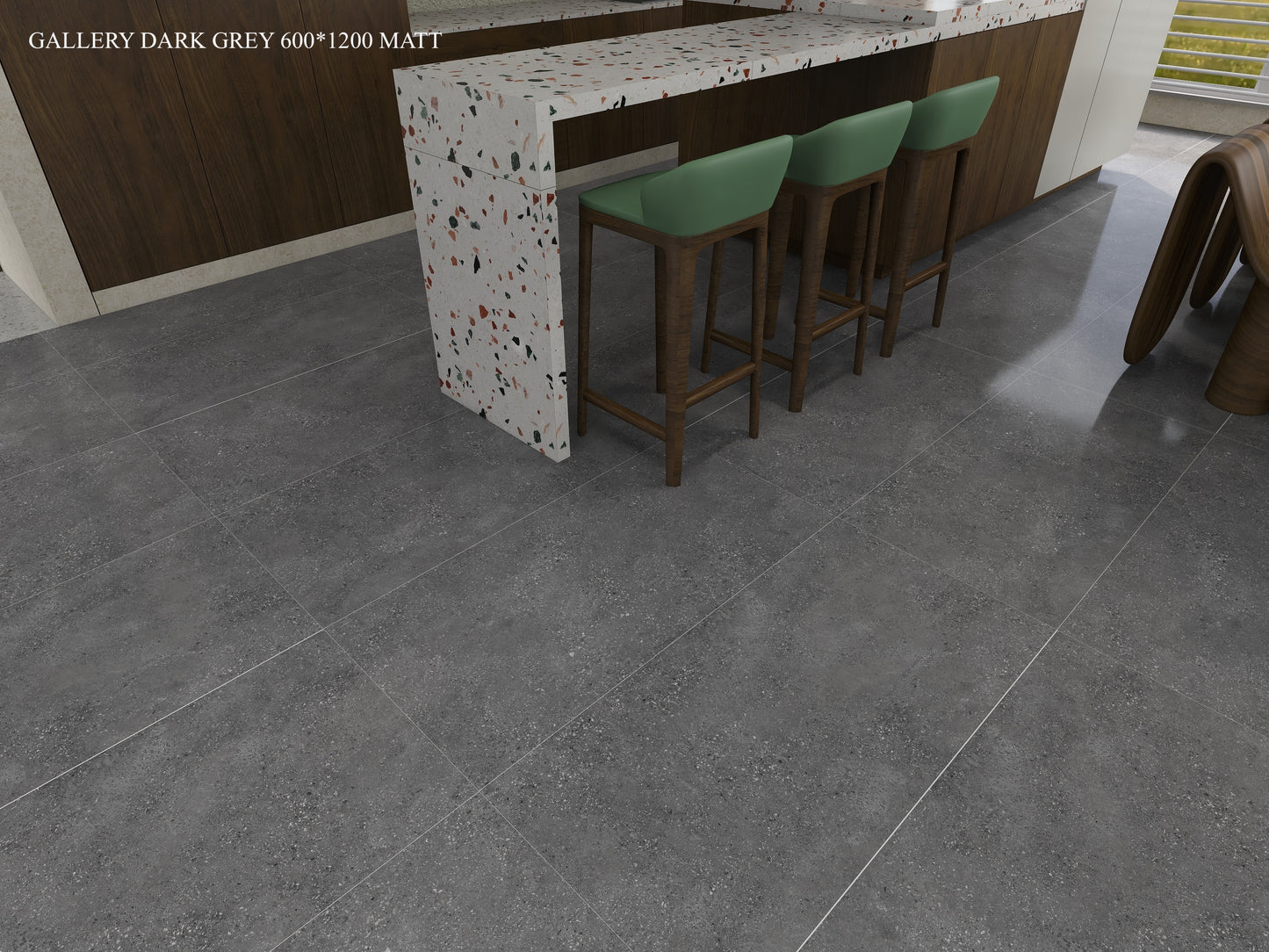 GALLERY MATT - DARK GREY 300 * 600