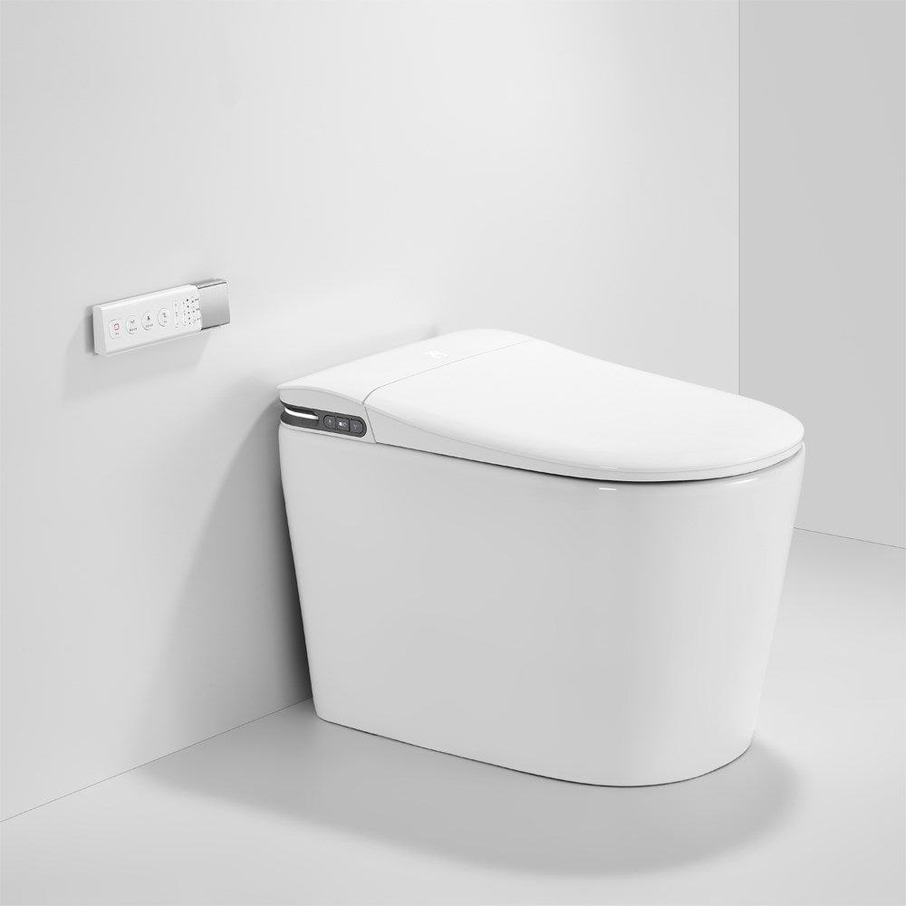 684*390*473mm White Instant Heating Jet Siphon Type Flushing Smart Toilet