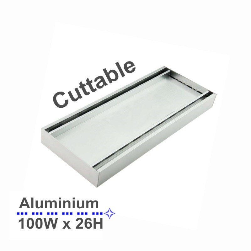 100x100x26mm Chrome Gold Tile Insert Grate