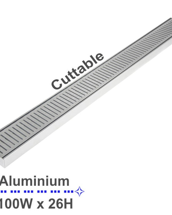 100x100x26mm Chrome Floor Grate
