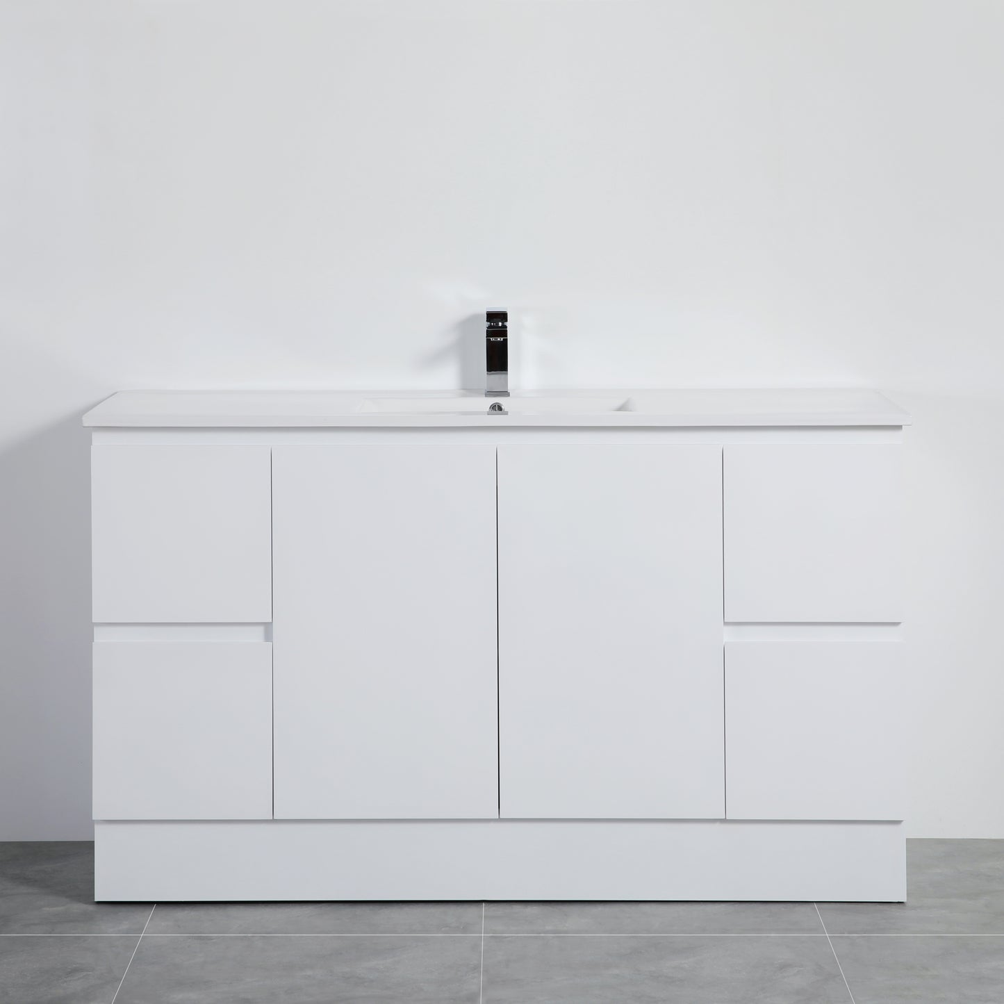 Alpha Free Standing PVC Vanity with soft closing LK-AL154K