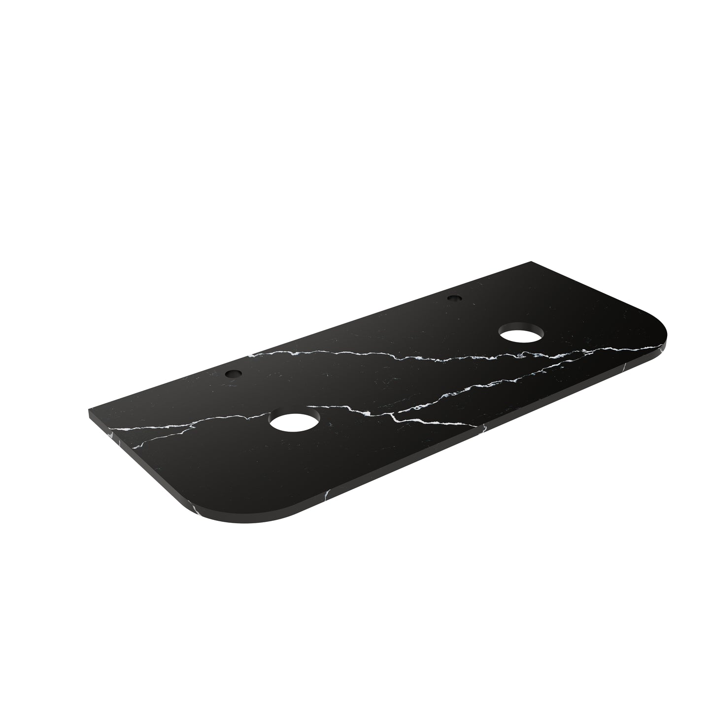 Calacatta Night (WG485) Zero Silica Engineer Stone Top - Curve LK-QCN