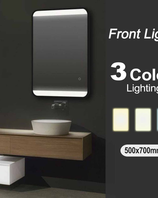 500x700mm Framed LED Mirror