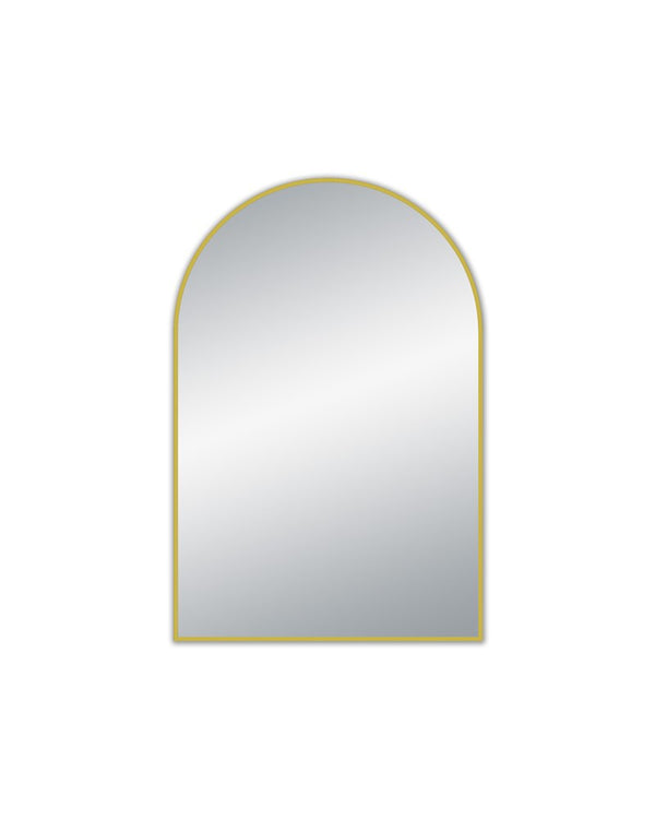 600x900x21.5mm Matte Brushed Gold Framed Mirror