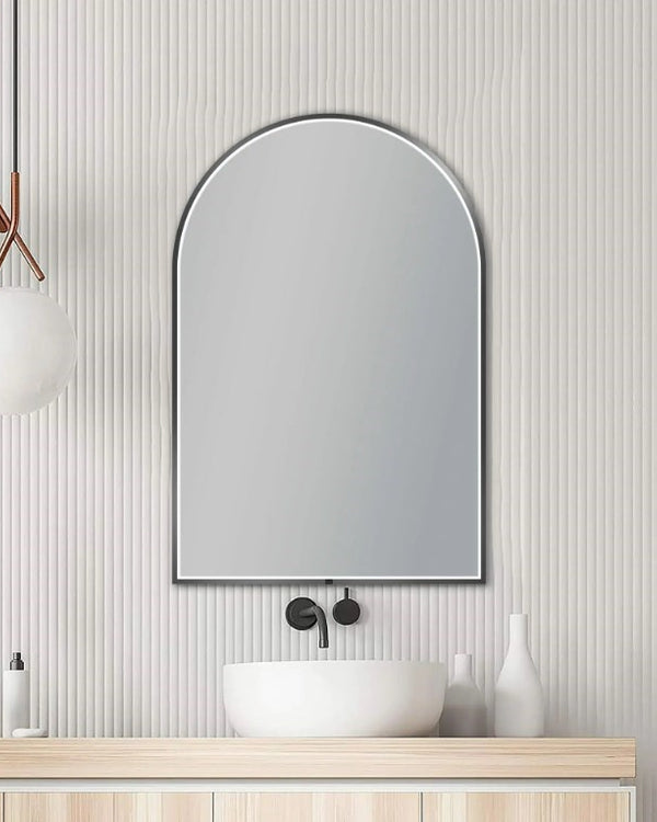 600x900mm Gunmetal Framed LED Mirror
