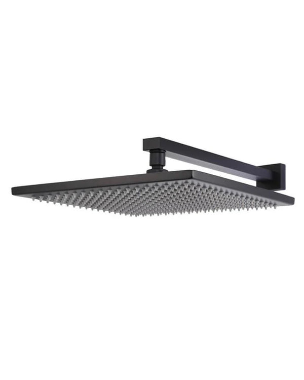 Square Wall Shower 300mm rose, 400mm arm