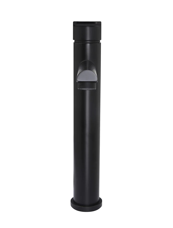 Round Tall Basin Mixer - Paddle Handle