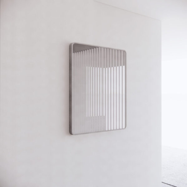 1200 x 800 x 45mm Brushed Nickel Frame without LED