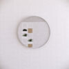 600 x 600 x 45mm Brushed Nickel Frame without LED
