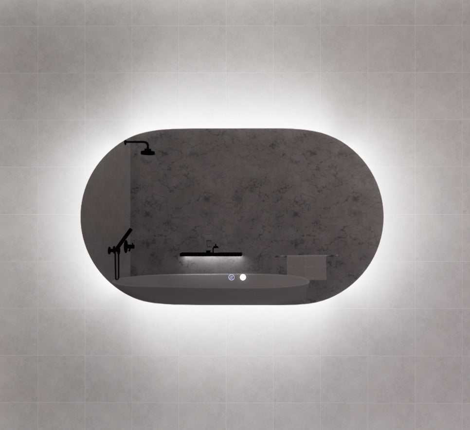 1200 x 700 x 45mm Frameless LED