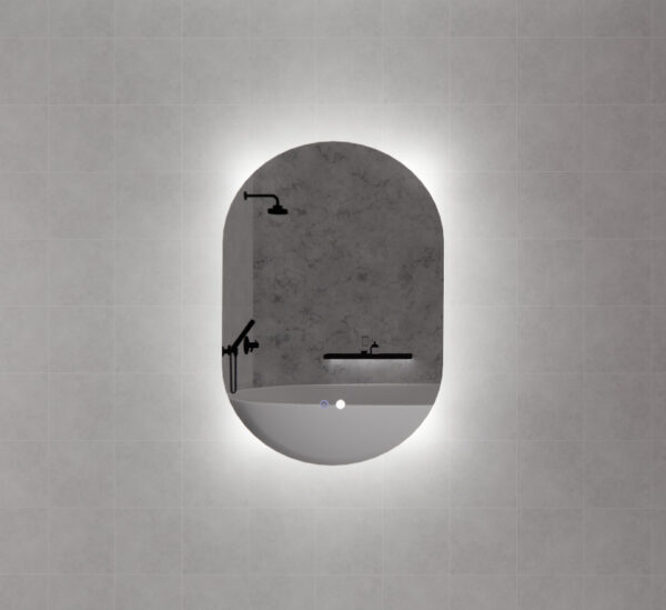600 x 900 x 45mm Frameless LED