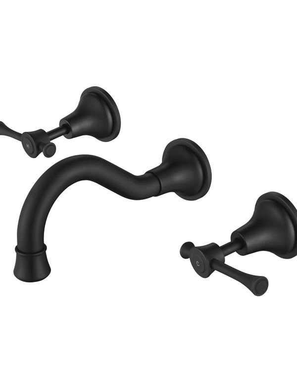 Montpellier Wall Spa & Sink Set - Matte Black