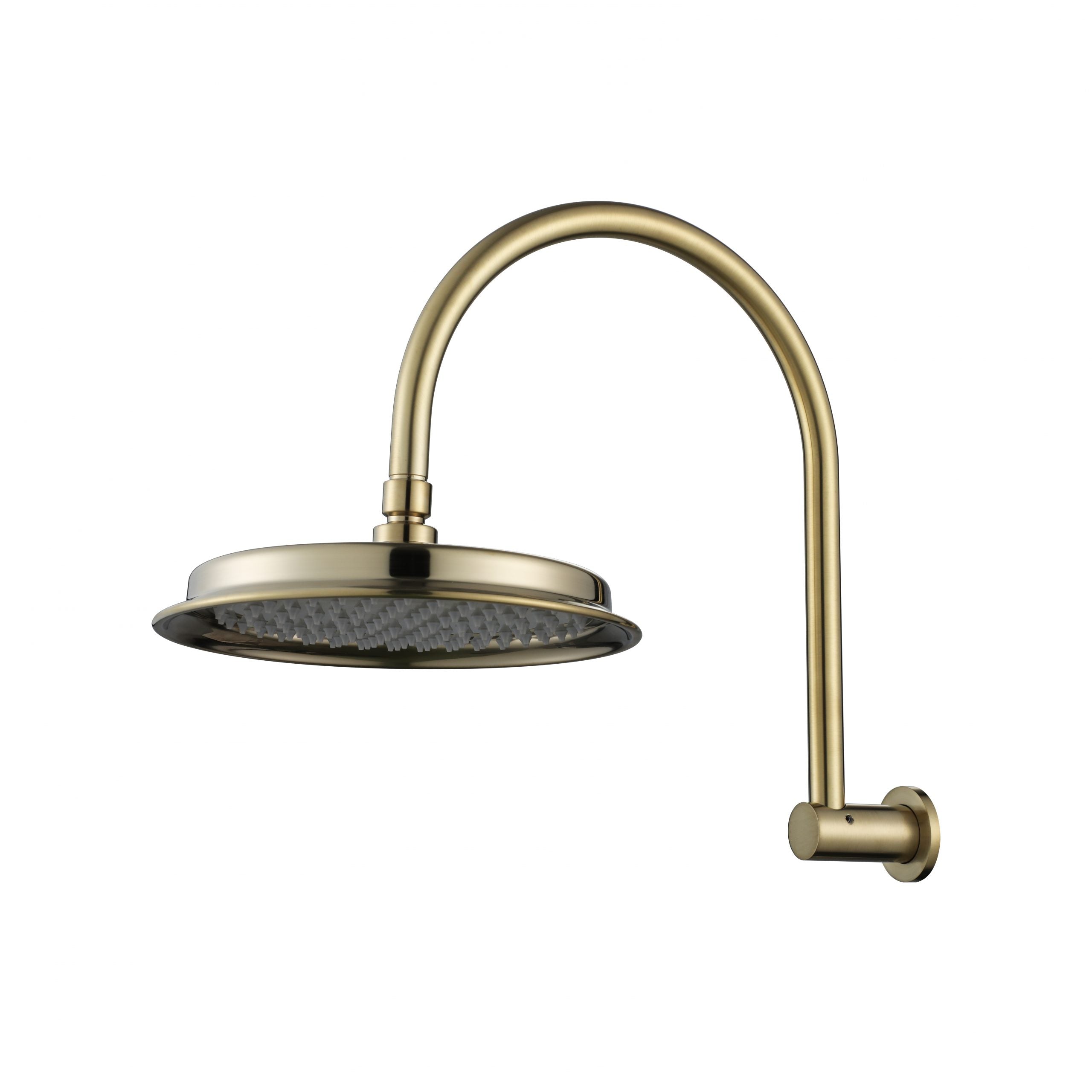Montpellier Shower Arm With Shower Head - Brushed Bronze