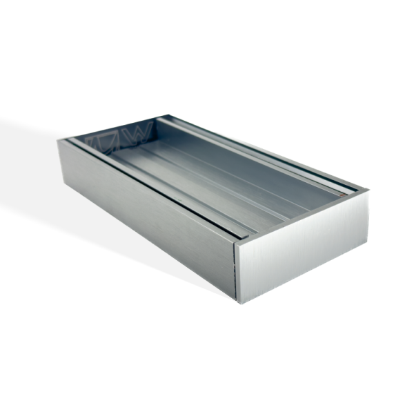 100x100x35mm Brushed Silver Ezy Flow Tile Insert Grate