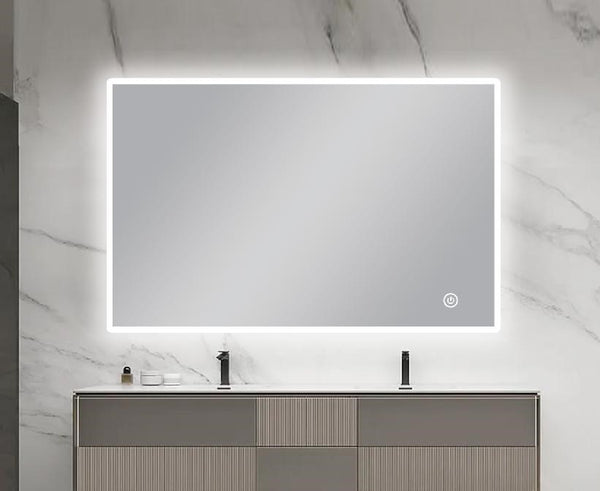 1200*800mm Carysil Sharpe Edged 3 Color Lighting Backlit LED Mirror